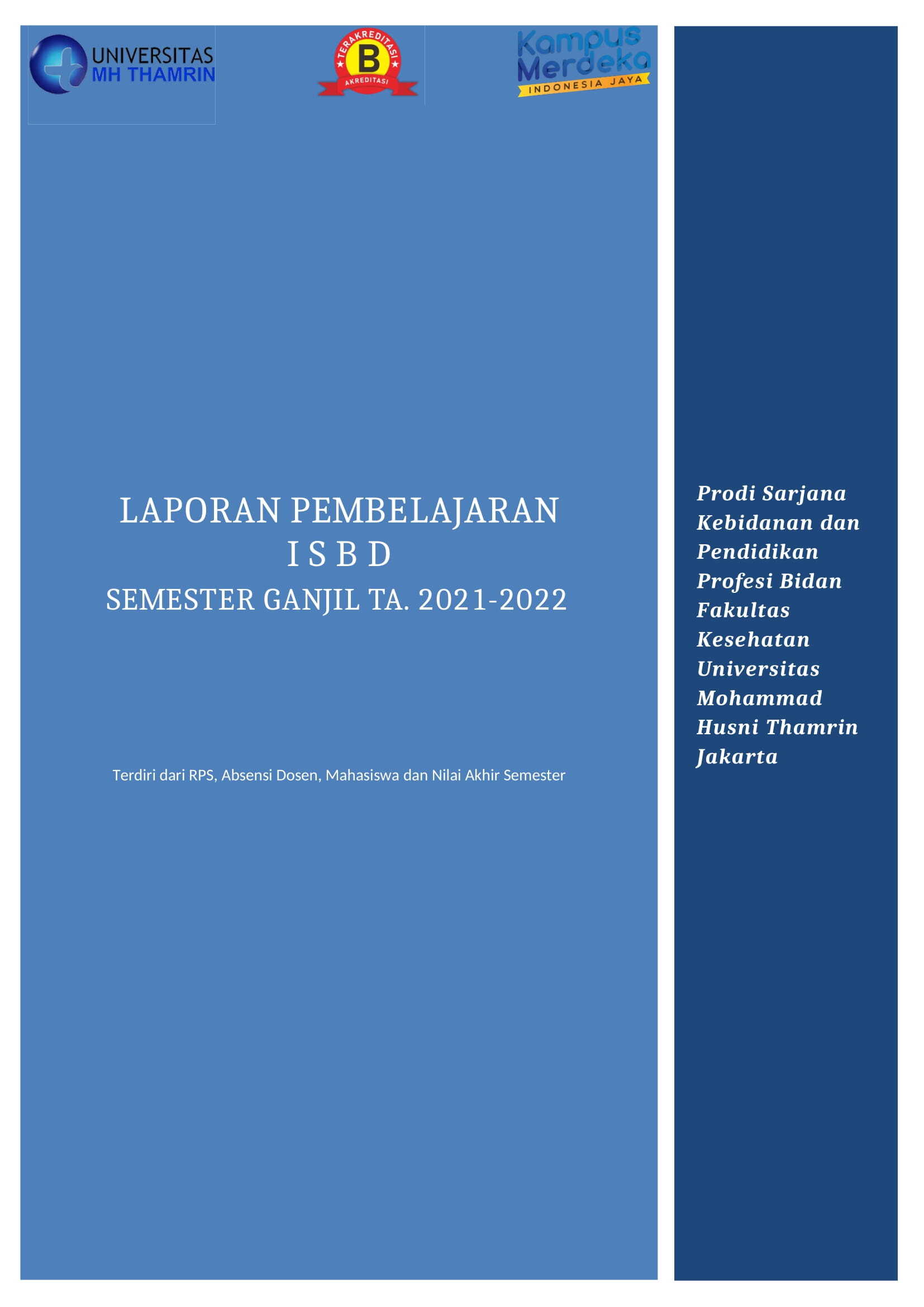 Ilmu Sosial Budaya Dasar Semester Ganjil TA. 2021-2022