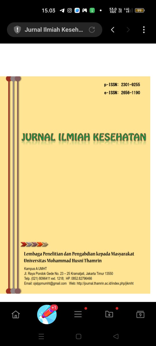 Pengaruh Dukungan Keluarga Terhadap Kepatuhan Dalam Pembatasan Asupan Cairan Pada Pasien Chronic KidneyDisease (Ckd) Yang Menjalani Terapi Hemodialisa Di Radjak Hospital Cileungsi