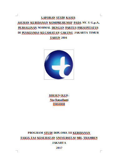 Asuhan Kebidanan Komprehensif Pada Ny.U G4P3A0 di Puskesmas Kecamatan Cakung Jakarta Timur Tahun 2016