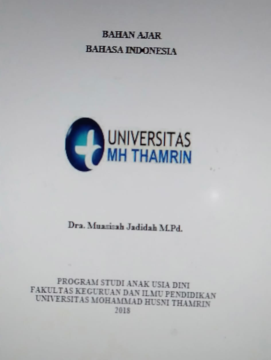 BAHAN AJAR BAHASA INDONESIA