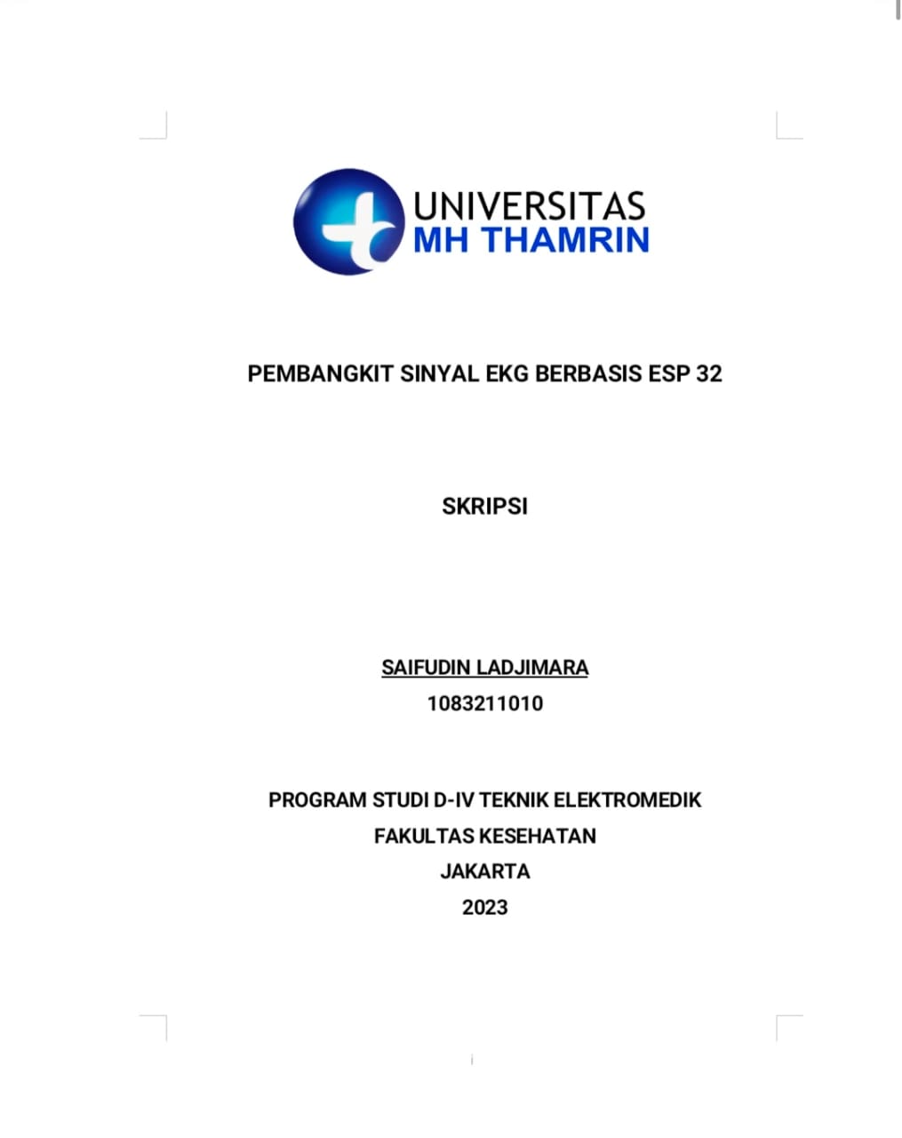 PEMBANGKIT SINYAL EKG BERBASIS ESP 32